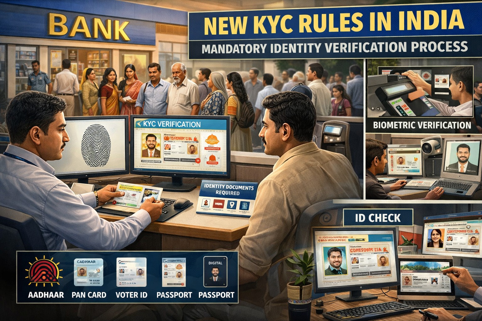KYC verification process new banking rules India